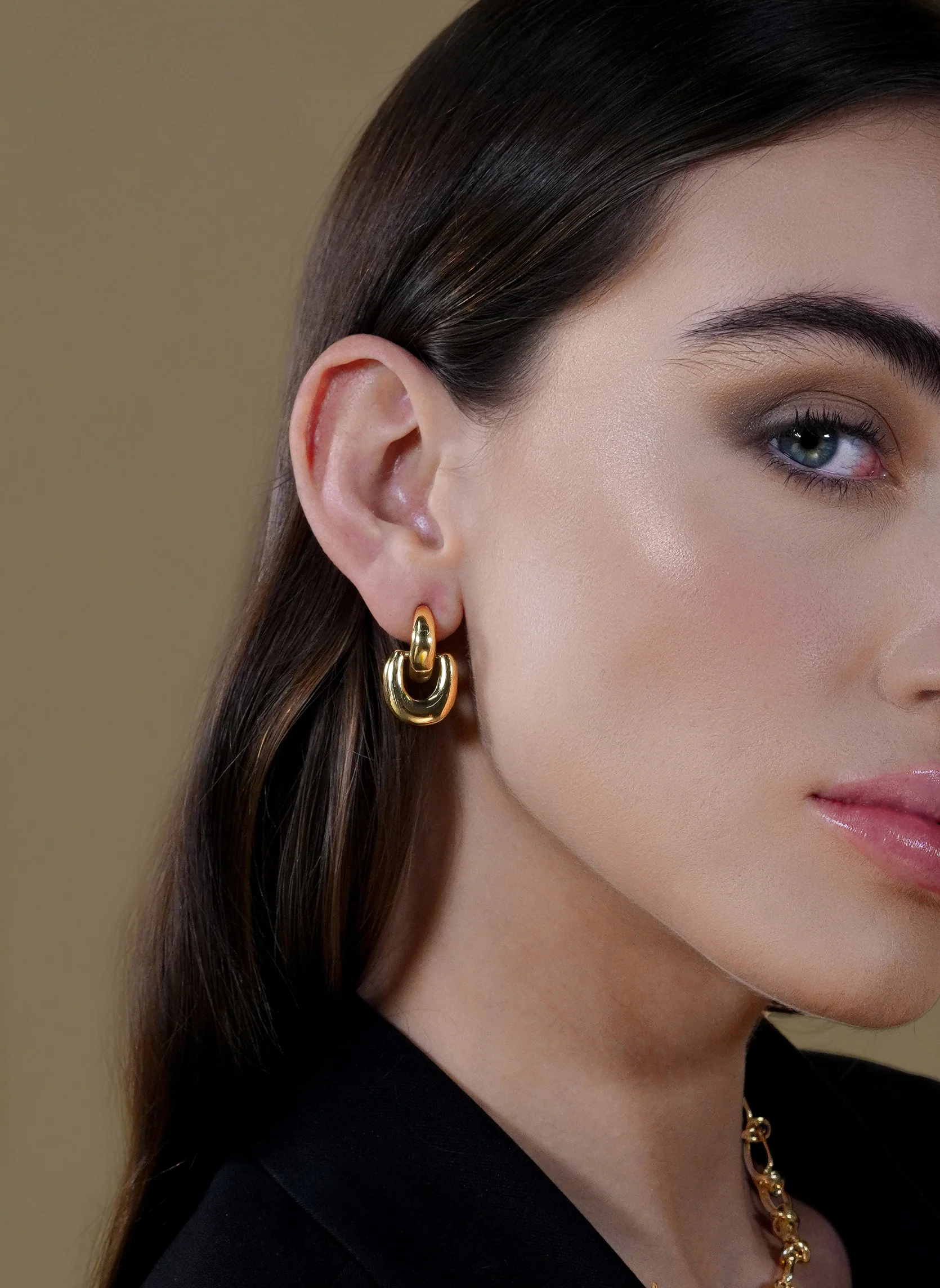 Boucles d'oreilles pendantes Agathe - Image 3