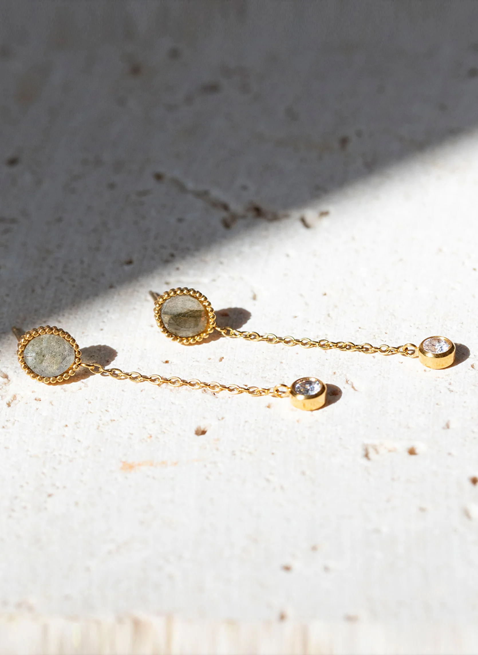 Boucles d'oreilles pendantes Clio - Image 3