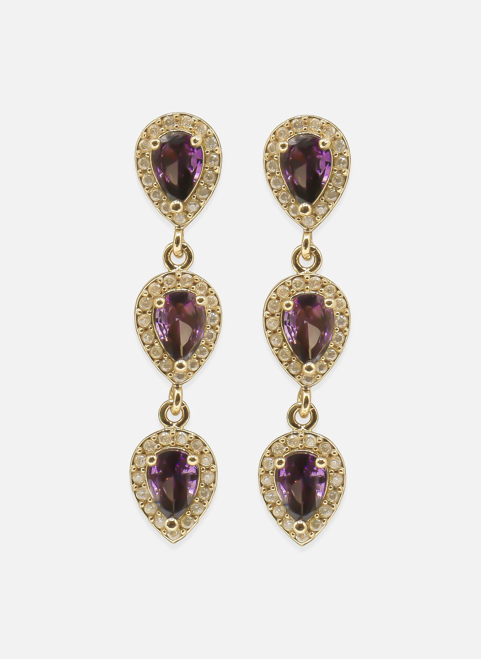 Boucles d'oreilles pendantes Magdalena - Image 3